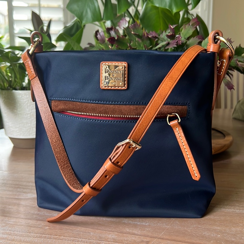 Dooney & Bourke Nylon Daisy Letter Carrier Crossbody
